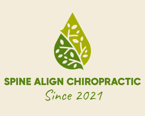 Green Organic Oil  logo design