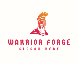Battle - Spartan Warrior Soldier logo design