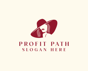 Beauty Hat Woman Logo