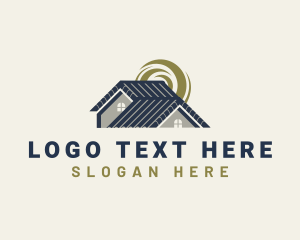 Subdivision - House Roof Contractor logo design