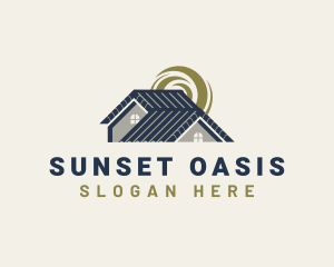 House Roof Contractor logo design