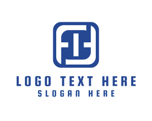 Double - Modern Generic Letter F logo design