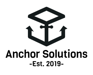 Anchor Cube Box logo design