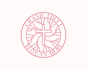 Catholic - Parish Worship Cross logo design
