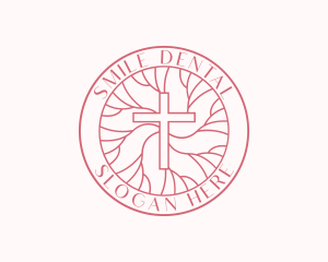 Church - Parish Worship Cross logo design