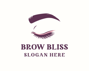 Eyelash Brows Clinic logo design