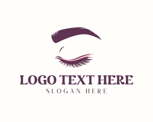 Eyebrows - Eyelash Brows Clinic logo design