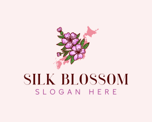 Japan Flower Blossom logo design