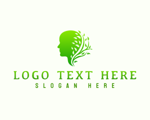 Human - Natural Mental Health logo design