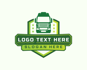 Tow Truck - Logistics Truck Transport logo design