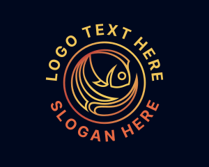 Seafood - Fish Marine Aquarium logo design