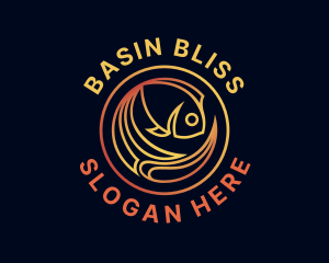 Fish Marine Aquarium logo design