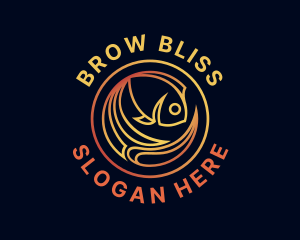 Fish Marine Aquarium logo design