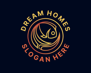 Marine - Fish Marine Aquarium logo design