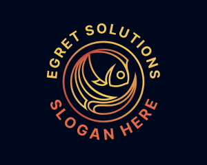 Fish Marine Aquarium logo design