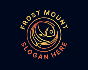 Fish Marine Aquarium logo design