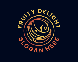 Fish Marine Aquarium logo design