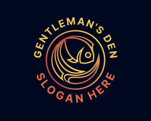 Fish Marine Aquarium logo design