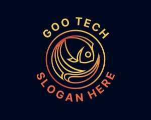 Fish Marine Aquarium logo design