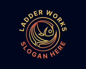 Fish Marine Aquarium logo design