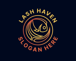 Fish Marine Aquarium logo design