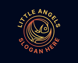 Fish Marine Aquarium logo design