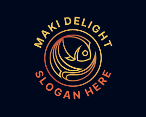 Fish Marine Aquarium logo design