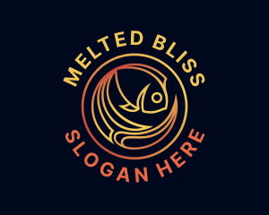 Fish Marine Aquarium logo design