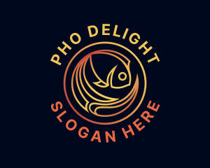 Fish Marine Aquarium logo design