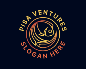 Fish Marine Aquarium logo design