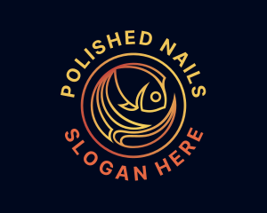 Fish Marine Aquarium logo design