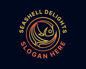 Fish Marine Aquarium logo design