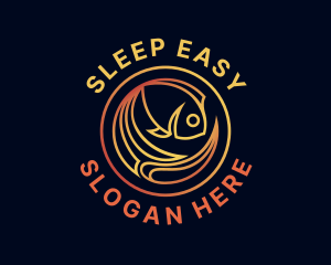 Fish Marine Aquarium logo design