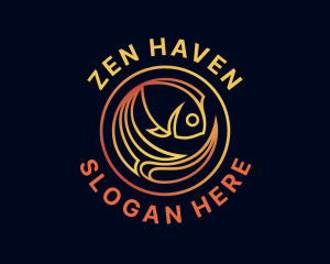 Fish Marine Aquarium logo design