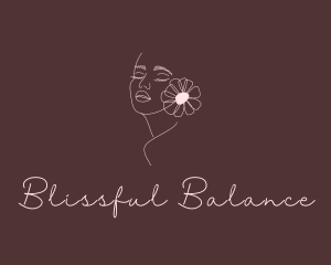 Flower Woman Salon logo design