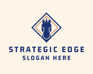 Strategy - Horse Chess Club logo design