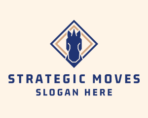 Horse Chess Club logo design