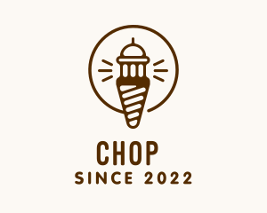 Eatery - Light House Ice Cream Tower logo design