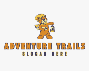 Bear Adventure Camping logo design