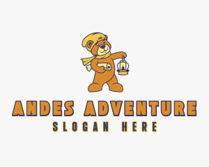 Bear Adventure Camping logo design