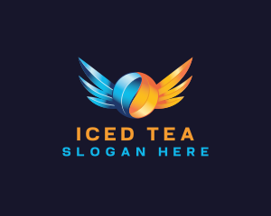 Fire Ice Wings logo design