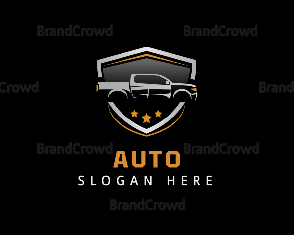 Pickup Automobile Badge Logo