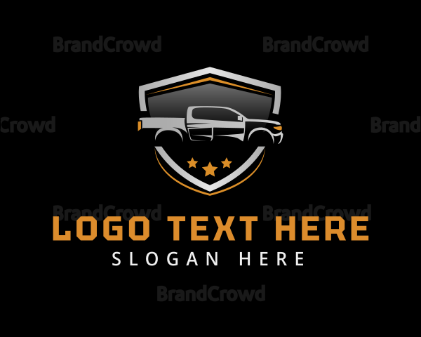 Pickup Automobile Badge Logo