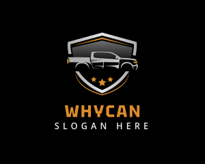 Pickup Automobile Badge Logo
