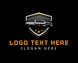 Pickup Automobile Badge Logo