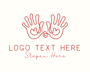 Preschool - Hand Drawing Sketch logo design