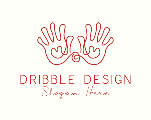 Dribble - Hand Drawing Sketch logo design