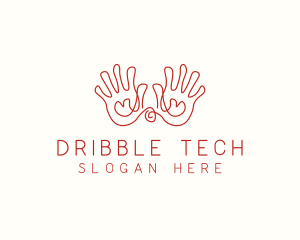 Dribble - Hand Drawing Sketch logo design