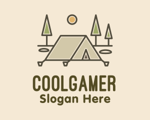 Tent Outdoor Camping  Logo