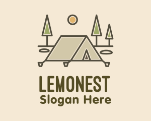 Tent Outdoor Camping  Logo